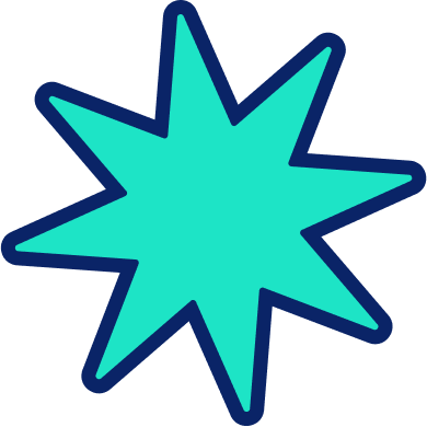 Image libre de droit d'étoile bleue
