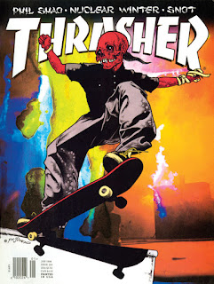 Image libre de droit de la couverture de Trasher magazine