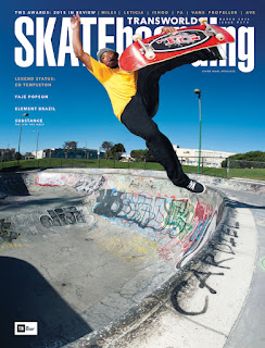 Image libre de droit de la couverture de SkateBoarding magazine